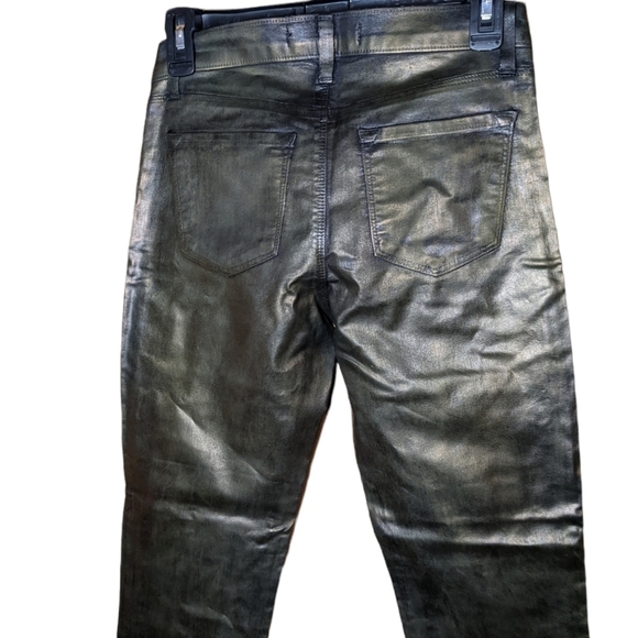 J Brand super skinny green coated jeans - Picture 8 of 15